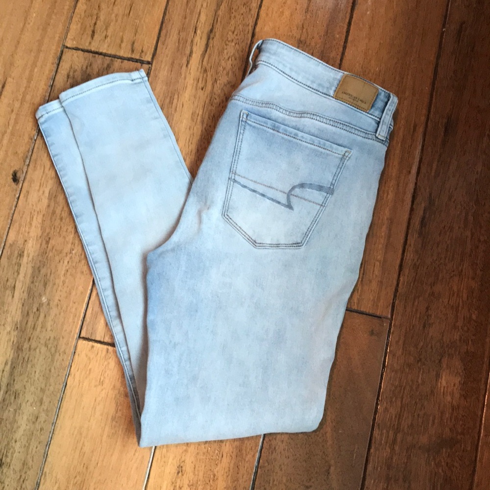 American Eagle Light Skinny Jeans